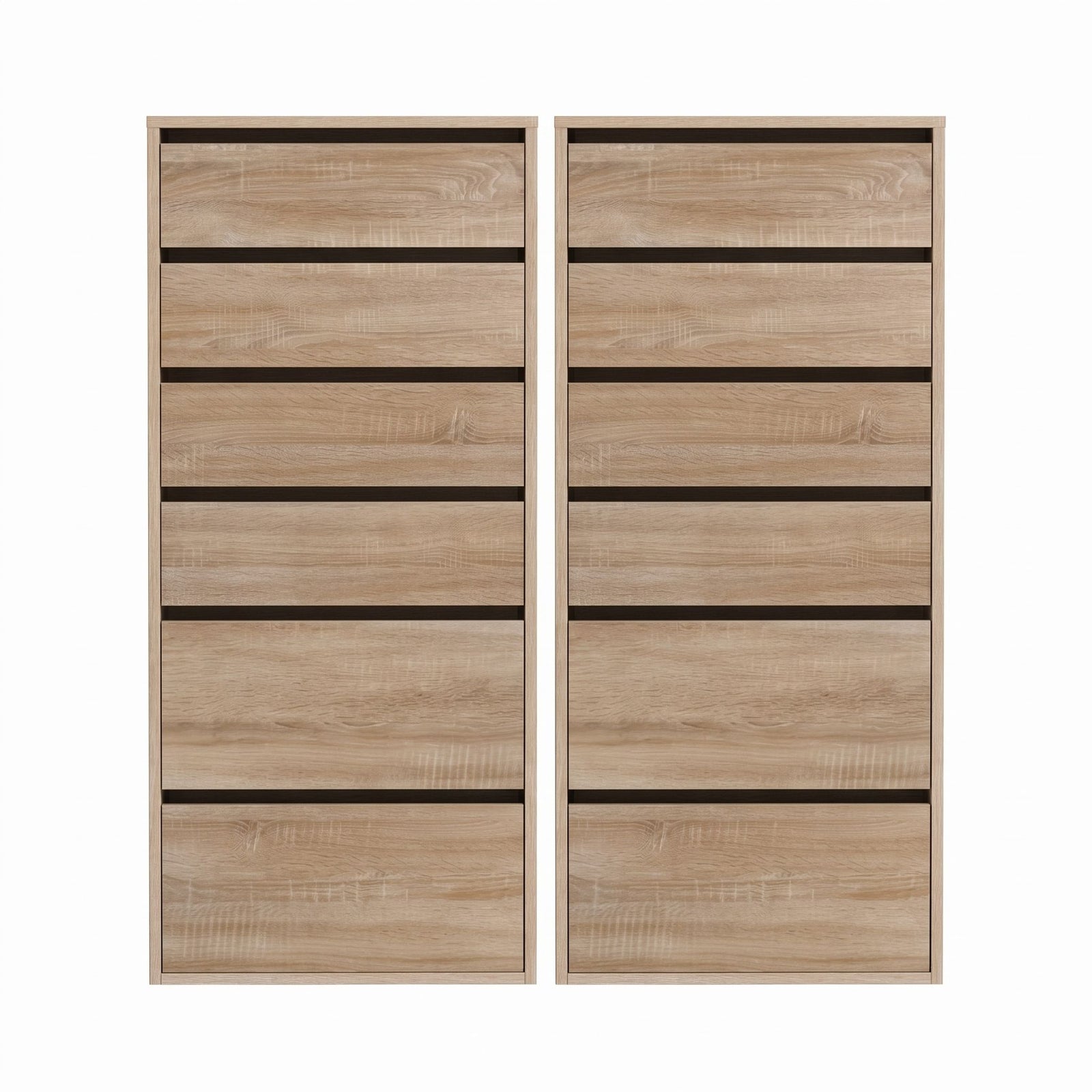 Artiss 2x Chest of 6 Drawers Dresser Tallboy Pine