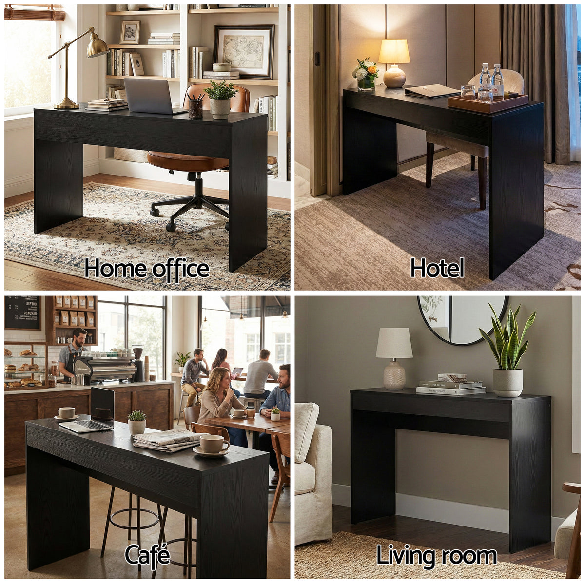 Artiss Console Table Hallway Sofa Entryway Entrance 120CM Black