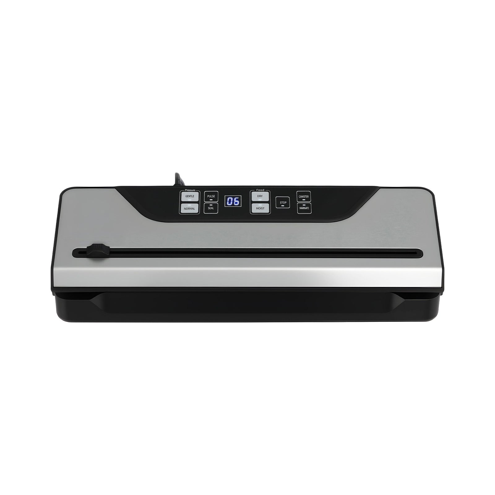 Devanti Food Vacuum Sealer Machine Auto Seal Slide Cutter 9 Modes Marinate Black