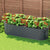 Greenfingers Garden Bed 240X80X56cm Oval Planter Box