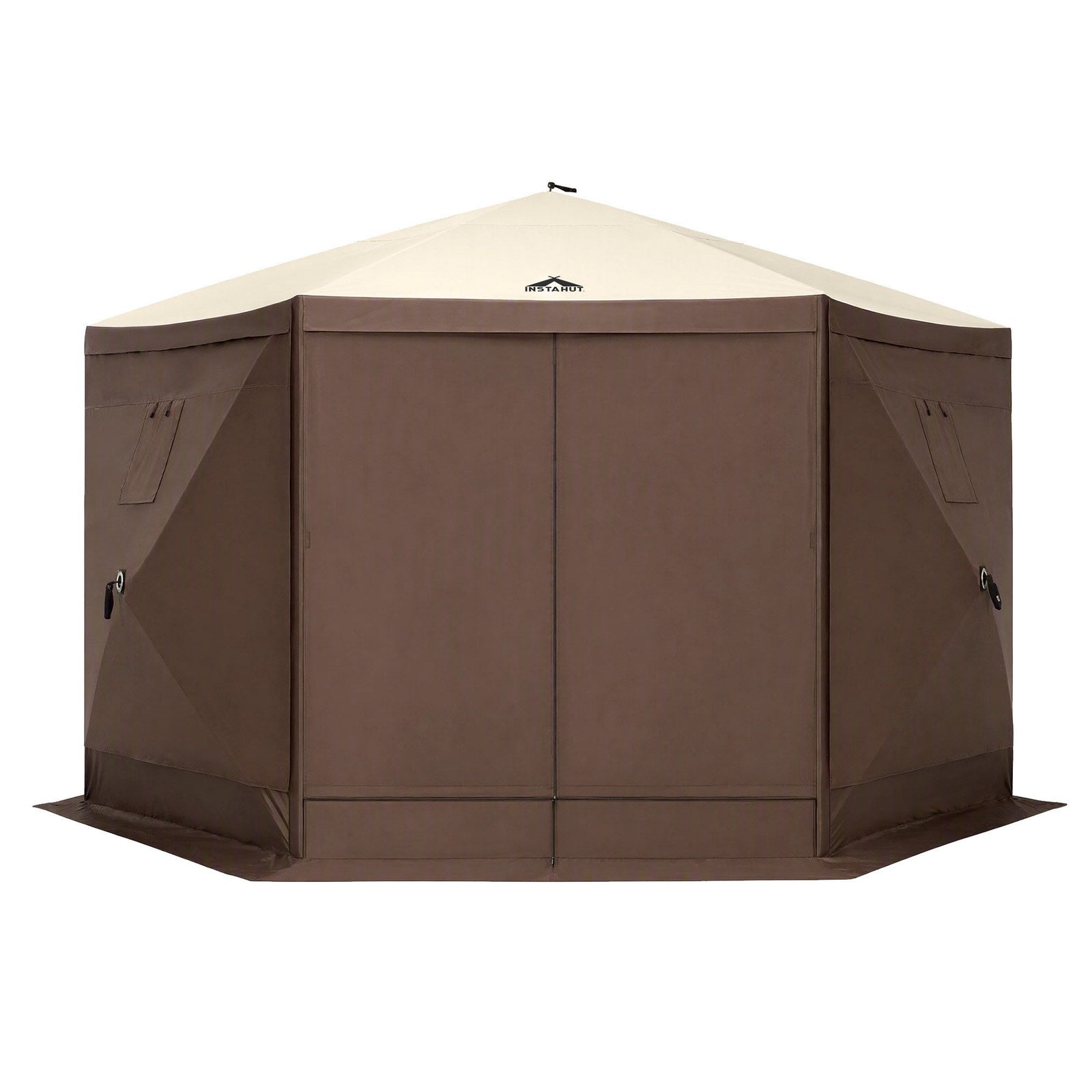 Instahut Gazebo Pop Up Tent 3.6x3.6m Outdoor Marquee Camping Screen w/Curtain Net
