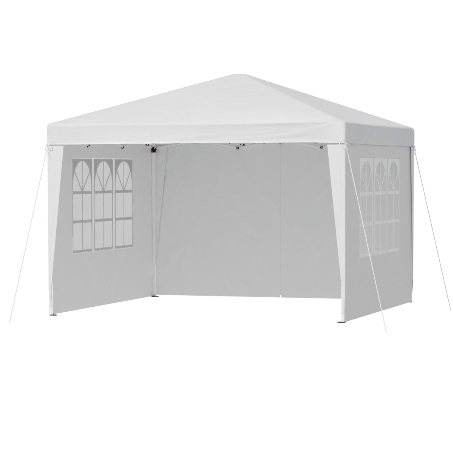Instahut Gazebo 3x3 Pop Up Marquee Folding Tent Wedding Gazebos Camping Outdoor Canopy White