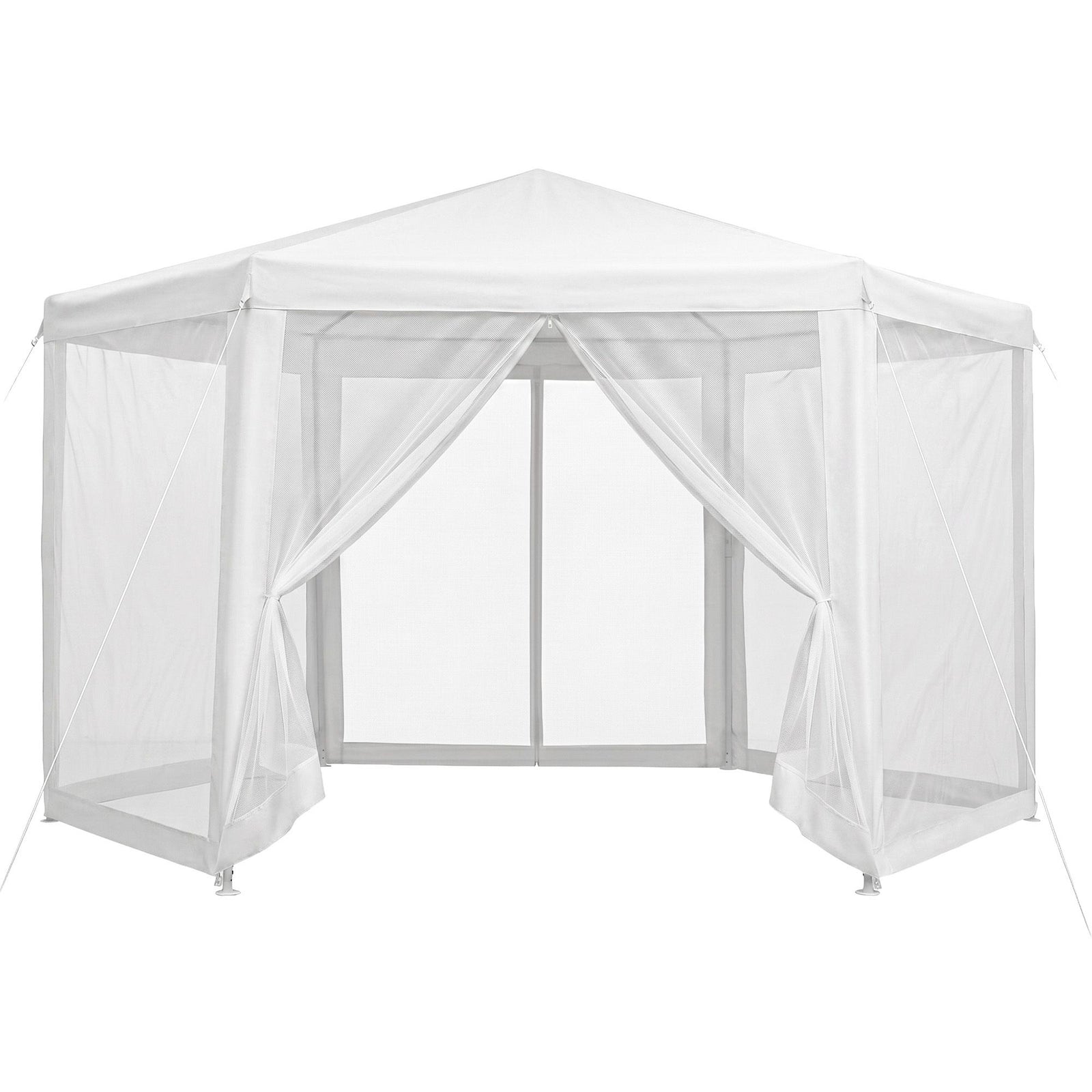 Instahut Gazebo?2x2m Marquee Wedding Party Tent Outdoor Camping Mesh Wall Canopy Shade Gazebos Navy