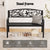 Gardeon Outdoor Bench Seat Garden Steel Outdoor Furniture 3 Seater Park Black