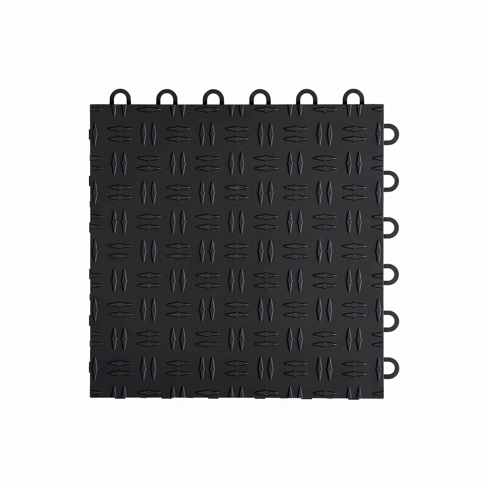 Giantz Garage Floor Tiles Interlocking PP Flooring 25PCS 30x30cm Black