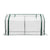 Green Fingers Mini Greenhouse PE Cover Green House Roll-Up Zippered Door 1.2x0.5x0.6M
