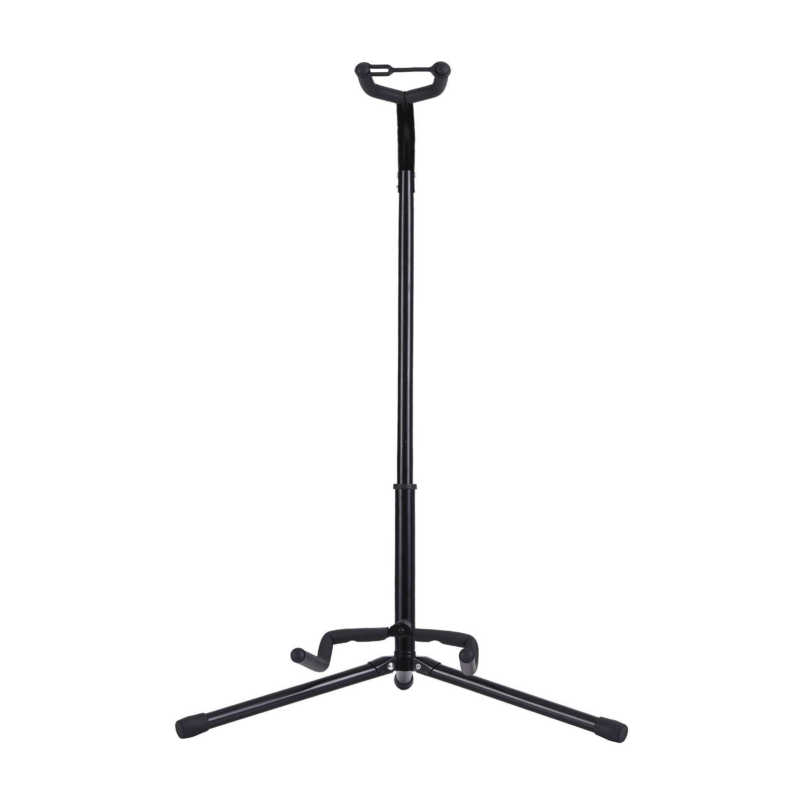 Alpha Iron Adjustable Guitar Stand Folding Instrument Holder Acoustic Bass Rack Black
