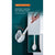 Anyhouz Toilet Brush White Silicone Wall-Mounted Soft Bristles Brushes Set Toilet  Accessories with Holder Cleaning Bathroom Tool