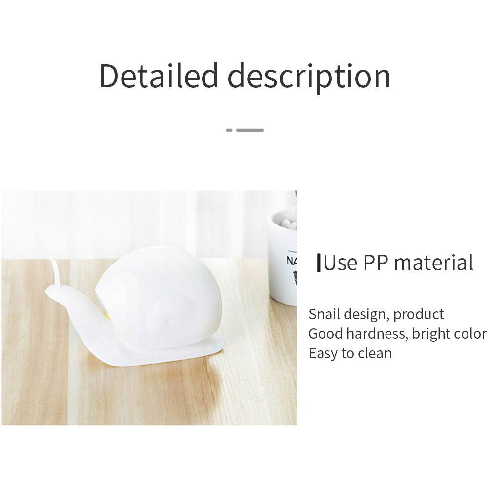 Anyhouz Snail-Shaped Lotion Shampoo Shower Gel Dispenser Black Pump Bottle Home Bathroom Portable Soap