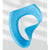 Anyhouz Toilet Seat Cover Blue Washable Mat Bathroom Pad Cushion Toilet Seat Bidet Toilet Cover Accessories