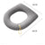 Anyhouz Toilet Seat A Blue Washable Soft Mat Pad Cushion O-shape Seat Bidet Toilet Cover Accessories