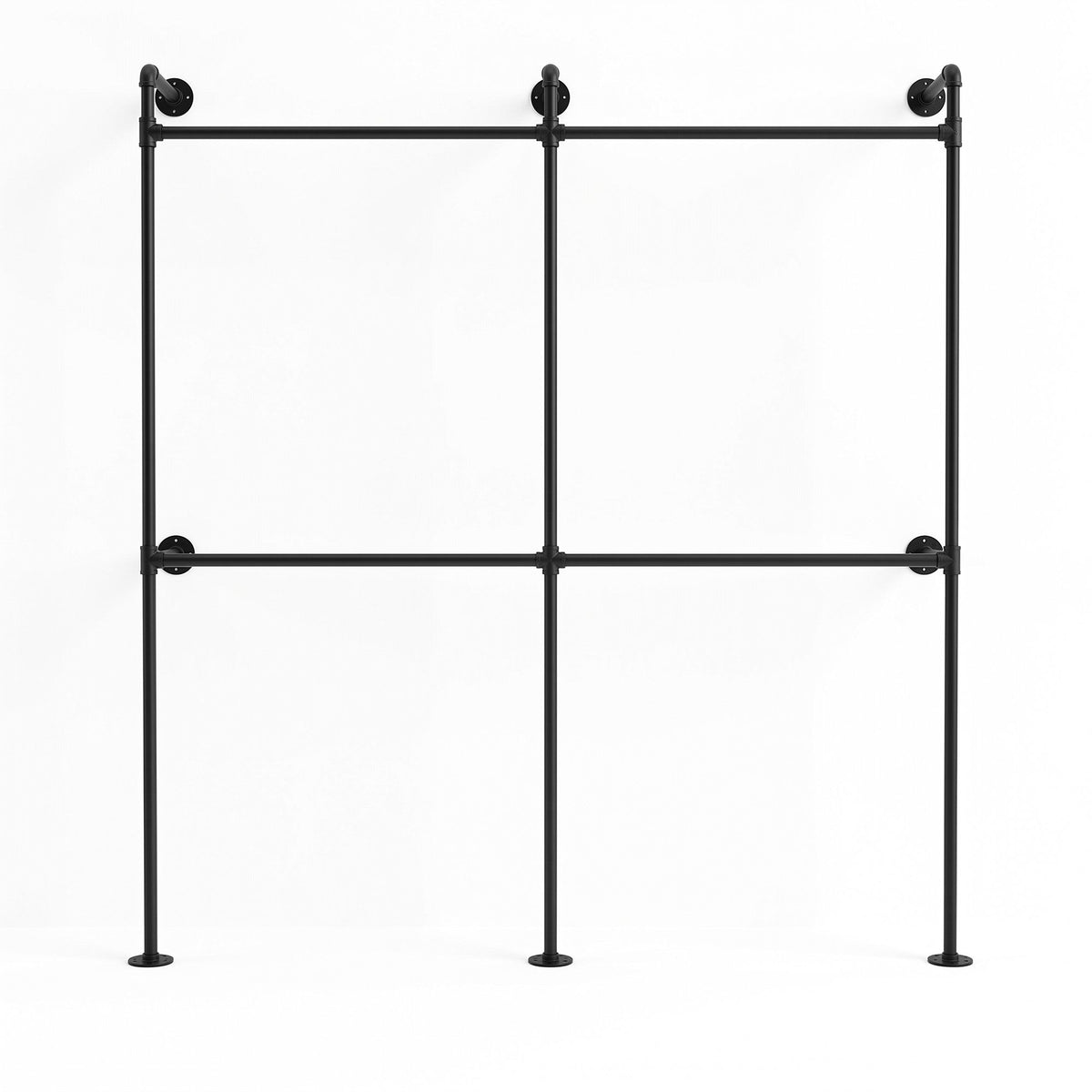 Artiss Industrial Pipe Clothing Rack Garment Clothes Display Stand Wall Mounted