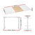 Artiss Standing Desk Motorised Electric Dual Motor Splice White Pine 120CM