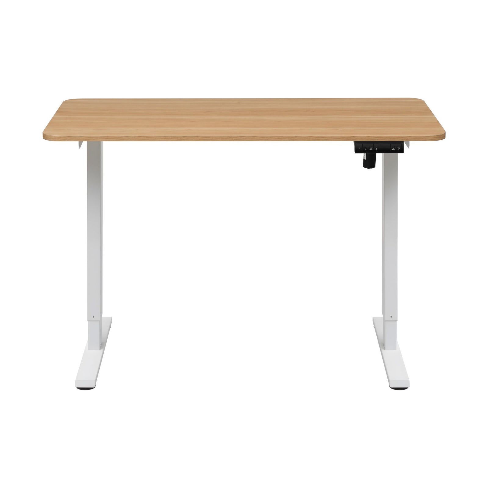 Artiss Electric Standing Desk Height Adjustable Table 120cm Natural White