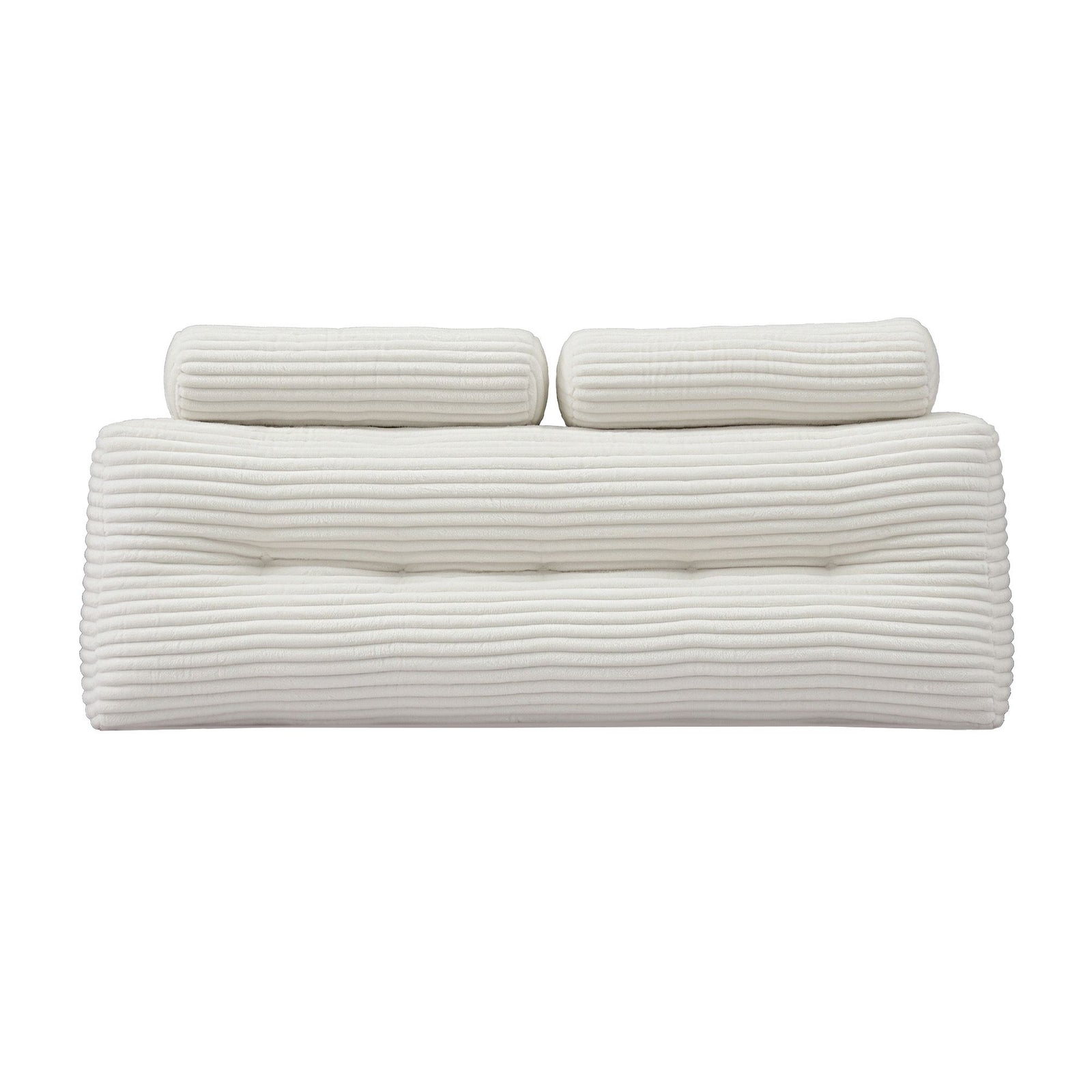 Giselle wedge pillow headboard with non-flattening shredded foam core, perfect for dorm reading or sofa lap desk, 330g corduroy cover, side pockets, Queen