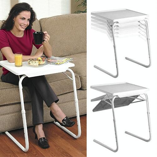 Portable Multi-Purpose Laptop Table - Foldable & Adjustable-1964932224327487492