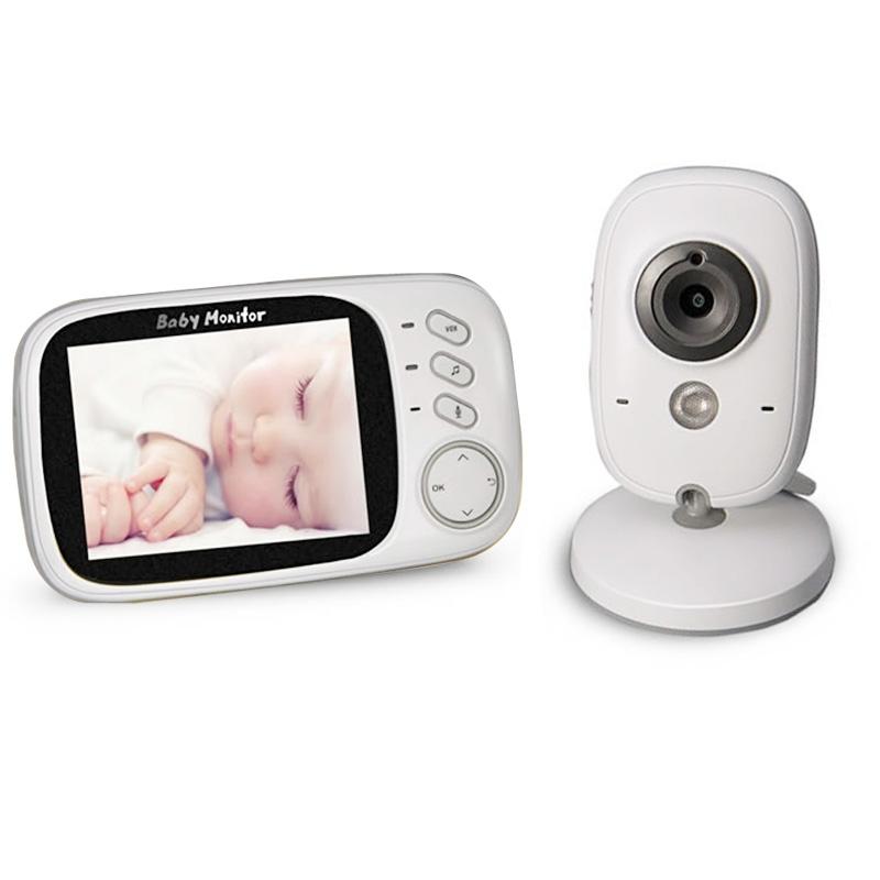 Wireless Baby Monitor With 2-Way Talk & Night Vision - 3.2 Lcd - 2.4Ghz - White-1915196640818499584