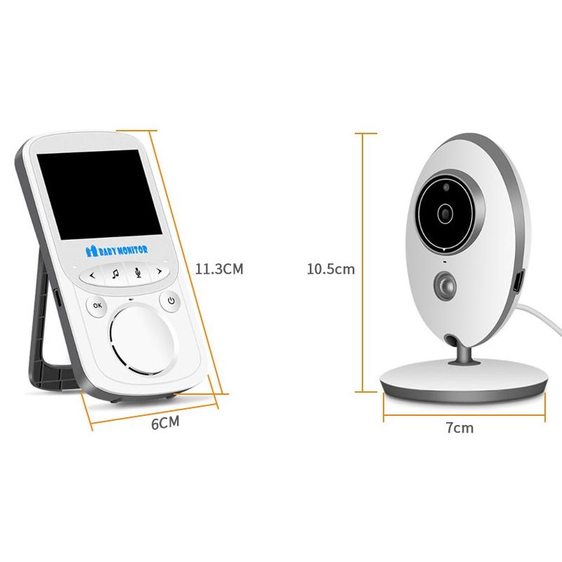 2.4 Lcd Wireless Baby Monitor With Night Vision &amp; Two-Way Talk-1915196621436620801