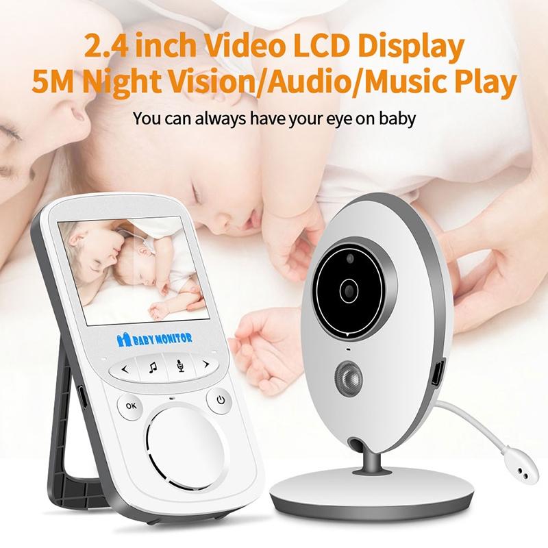 2.4 Lcd Wireless Baby Monitor With Night Vision & Two-Way Talk-1915196621436620807