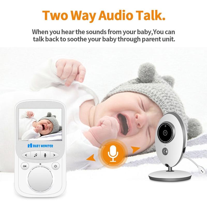 2.4 Lcd Wireless Baby Monitor With Night Vision & Two-Way Talk-1915196621436620809