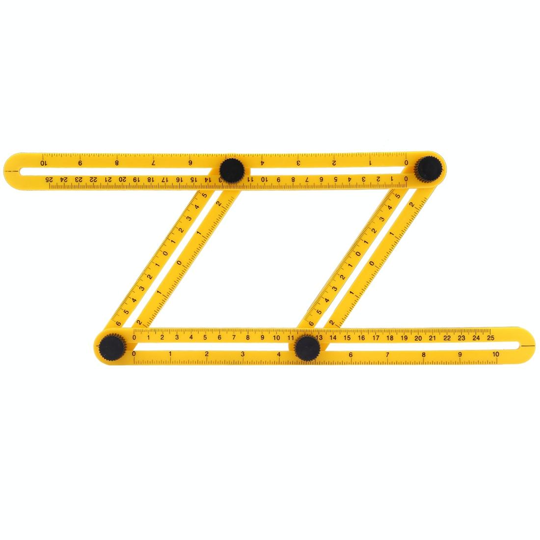 Handy Four-Sided Angle Measuring Ruler For Diy Projects-1915197400545366017