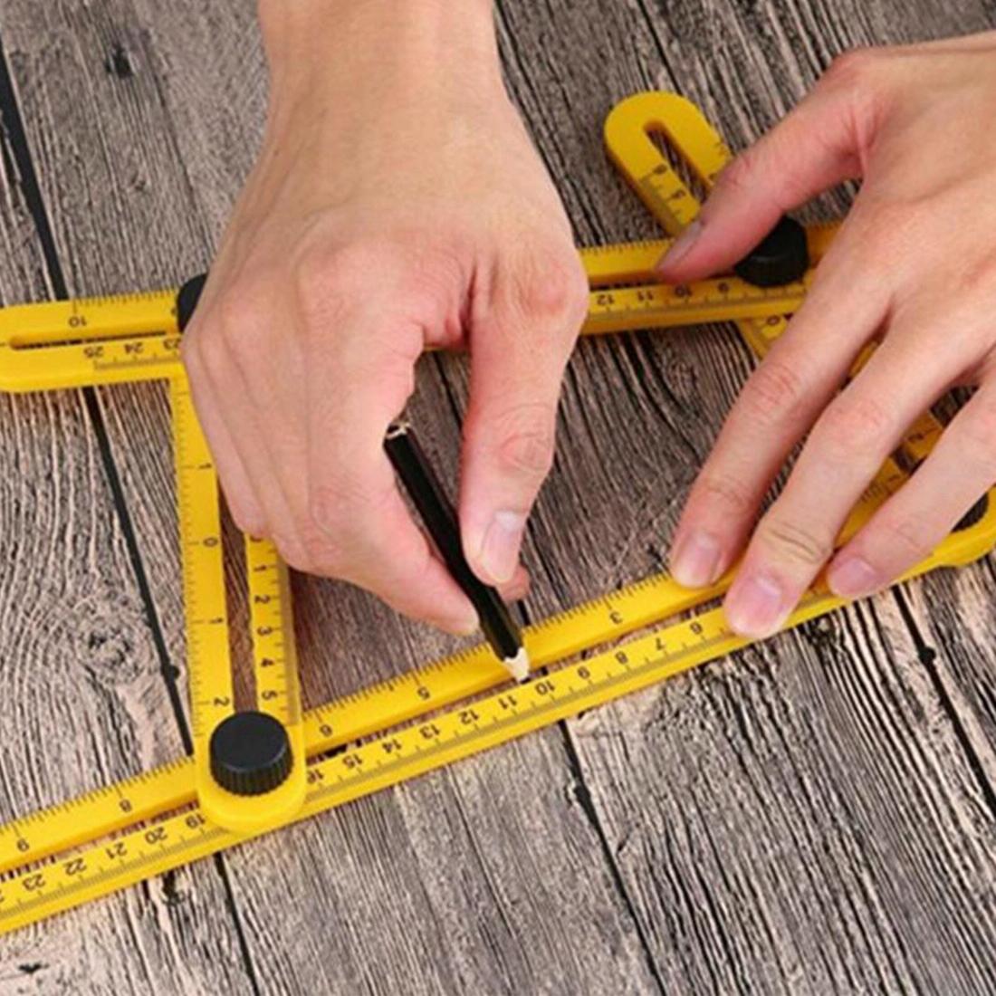 Handy Four-Sided Angle Measuring Ruler For Diy Projects-1915197400545366021