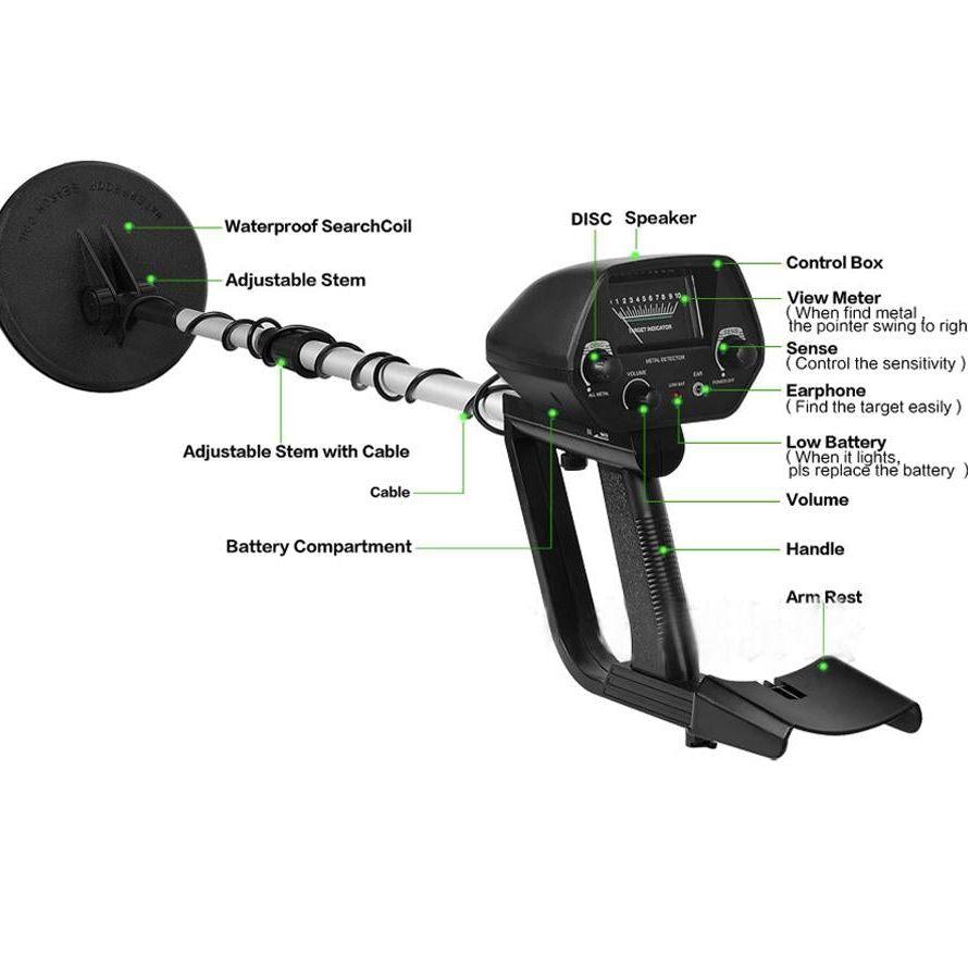 Underground Metal Detector - Detects Up To 30Cm-1915197737889042441
