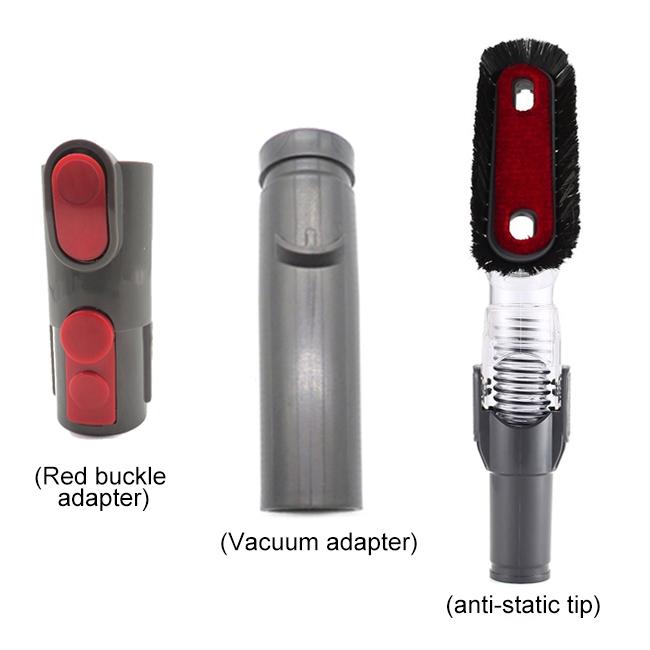 3-In-1 Bendable Anti-Static Suction Head Kit For Dyson V6 / V7 / V8 / V9 / V10 Vacuum-1915197726476341248