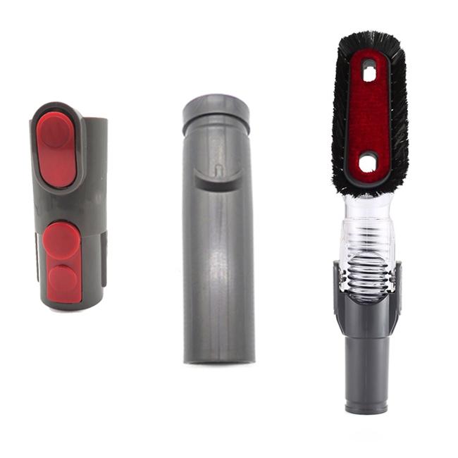 3-In-1 Bendable Anti-Static Suction Head Kit For Dyson V6 / V7 / V8 / V9 / V10 Vacuum-1915197726476341252