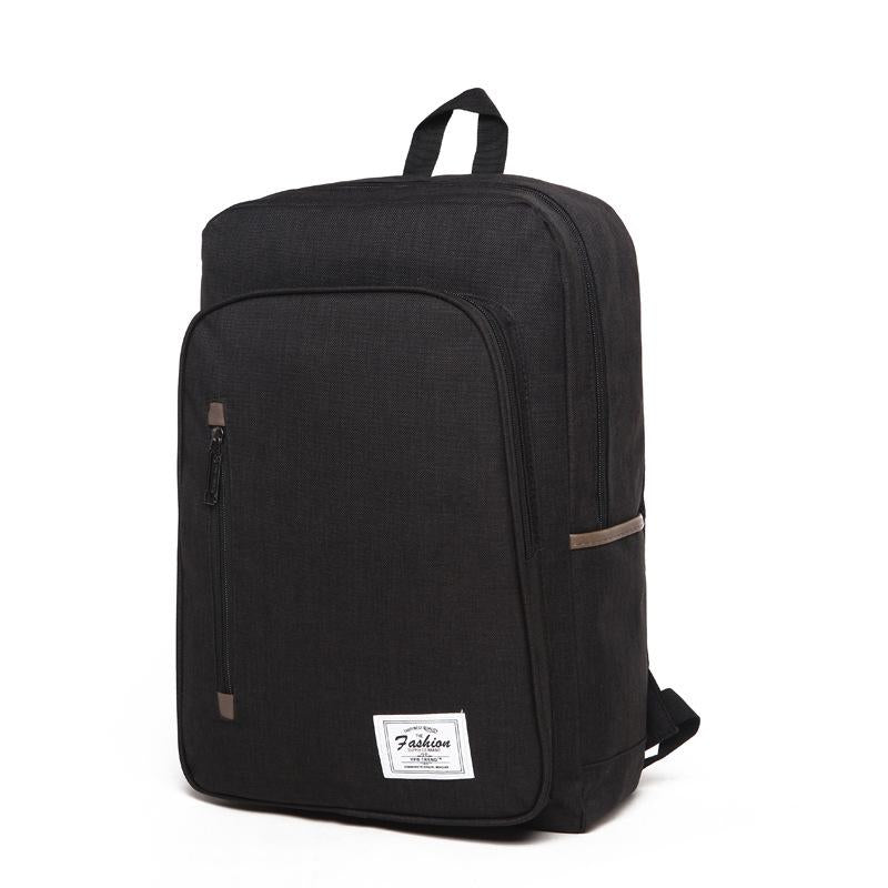 Versatile Oxford Laptop Backpack - Fits 15.6 Macbook Samsung Sony Dell Alienware Chuwi Asus Hp - Black-1915196776575537153