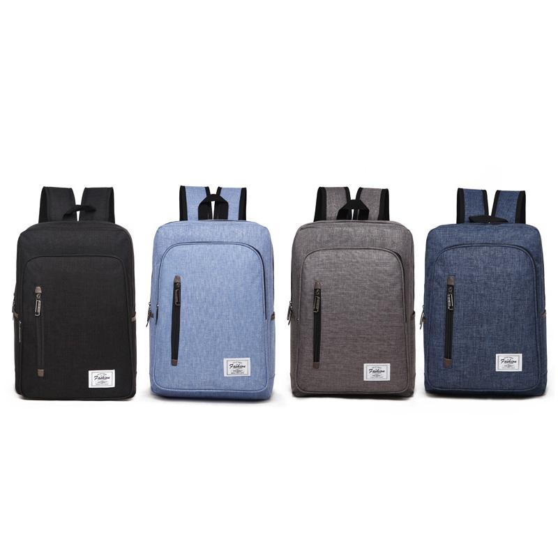 Versatile Oxford Laptop Backpack - Fits 15.6 Macbook Samsung Sony Dell Alienware Chuwi Asus Hp - Black-1915196776575537160