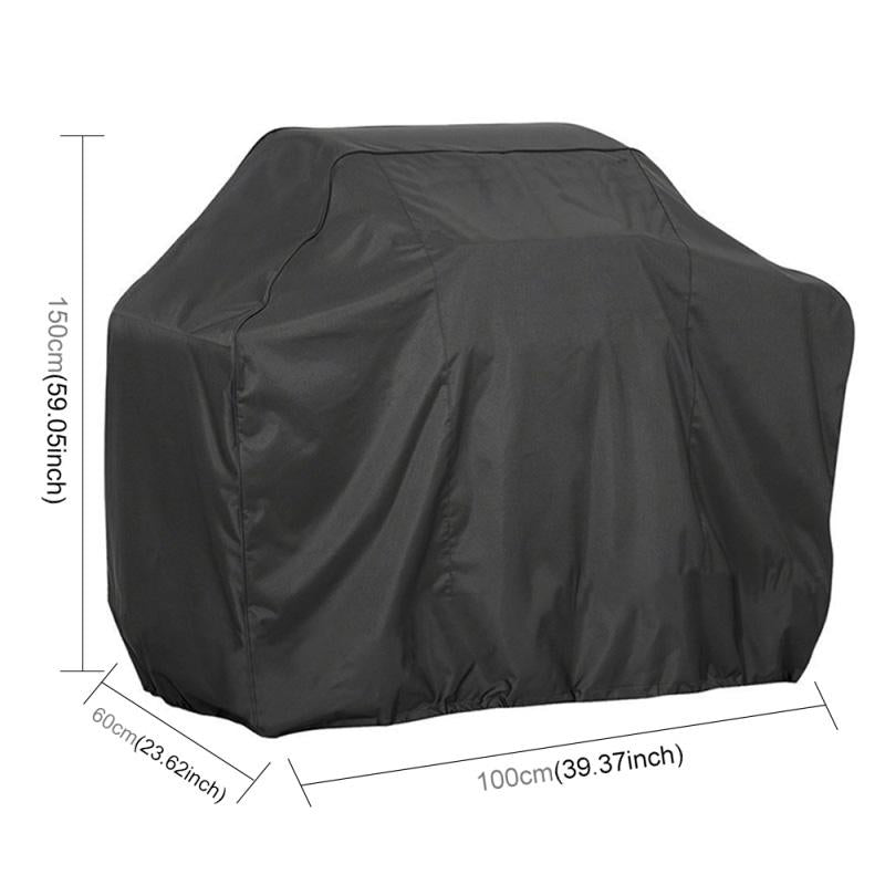 Waterproof Bbq Grill Cover - 210D Oxford Cloth - Dust-Proof - Anti-Uv - 100X60X150Cm - Outdoor-1915196748935073793