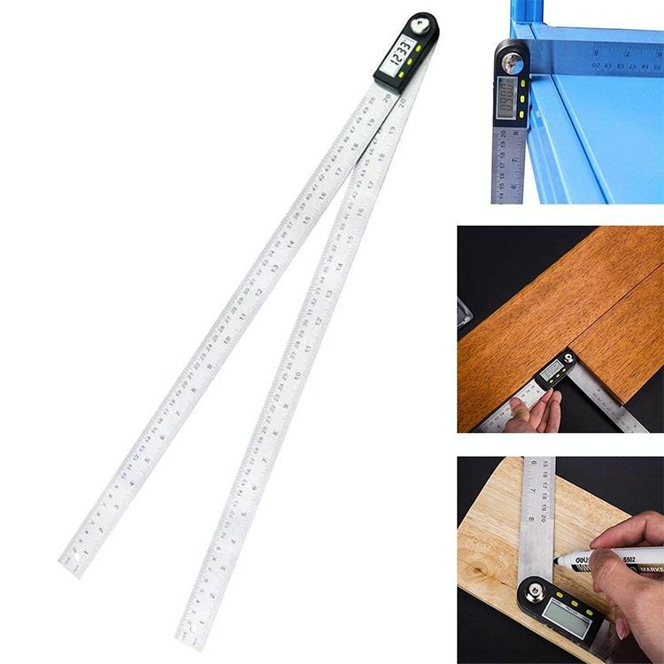 Digital Angle Finder Protractor Ruler - Lcd Display-1915197881225187328