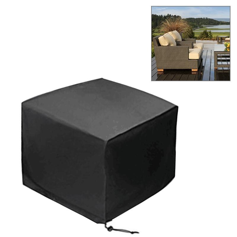 Waterproof Outdoor Furniture Set Cover - Anti-Uv Dust-Proof 210D Oxford Cloth - 325X208X58Cm - Black-1964932170581676032