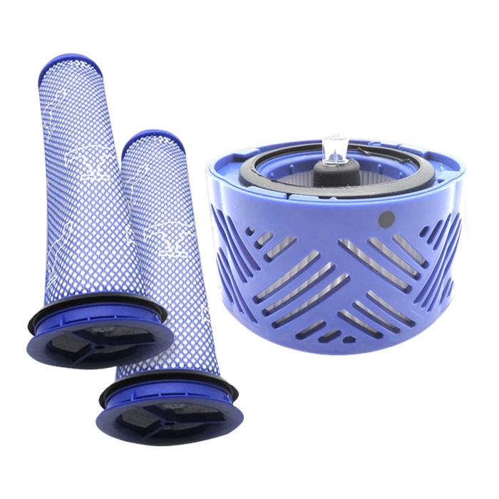 3-In-1 Rear Filter & 2 Pre-Filters For Dyson V6 Vacuum - Accessories-1915197405742108675