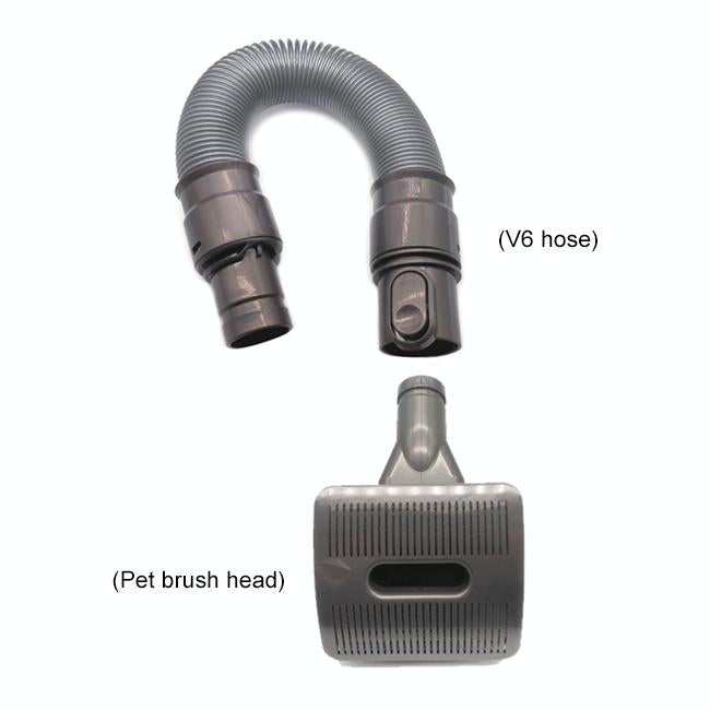 2-In-1 Pet Brush Kit For Dyson V6 Vacuum - Handheld Replacement-1915197423391739905