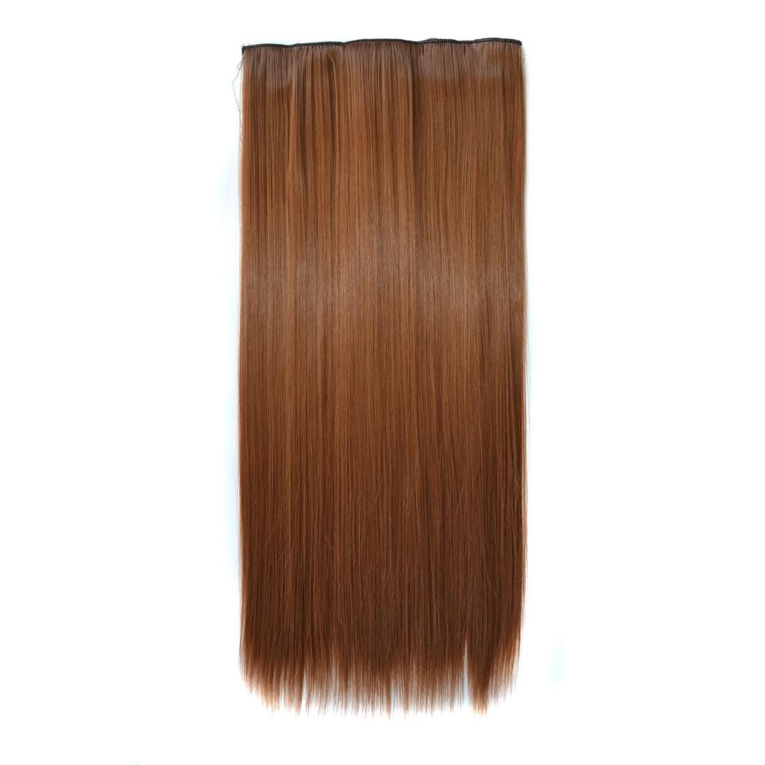 27 Long Straight Clip-In Wig Extension - 5 Pieces-1915197724567932928
