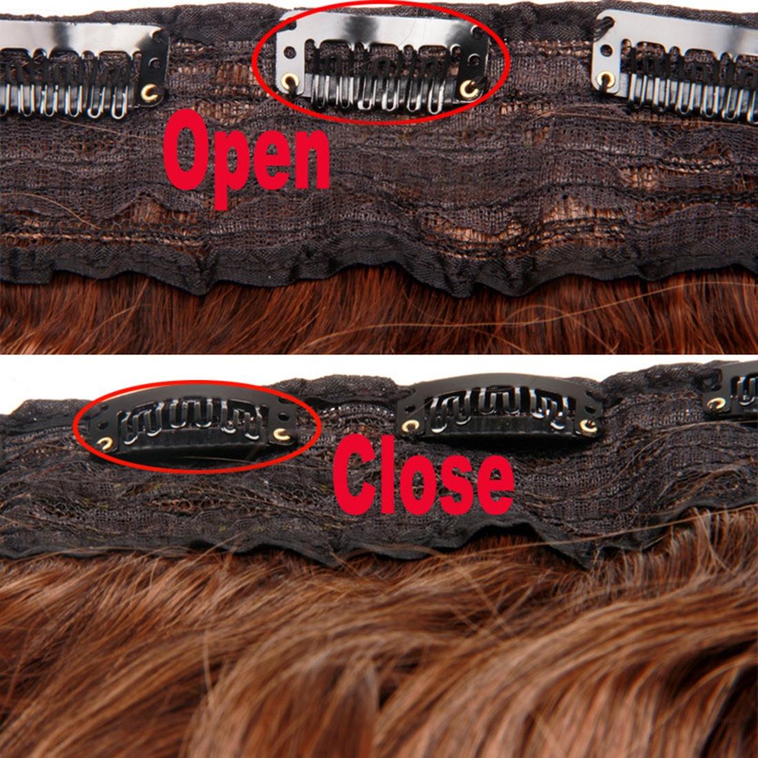Long Straight 99J Wig With Five Clips-1915197684407472131