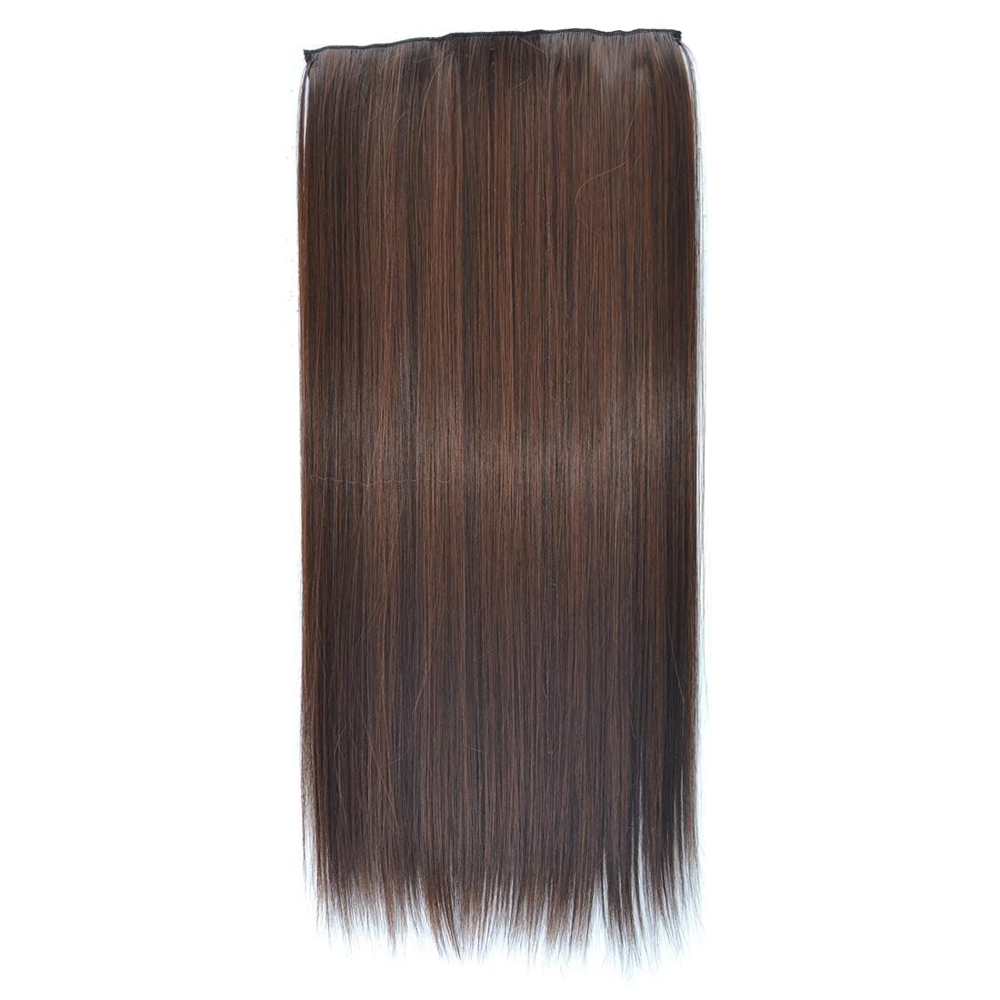 2M30 Long Straight Wig With Five Clips - Natural Look-1915197596931067904