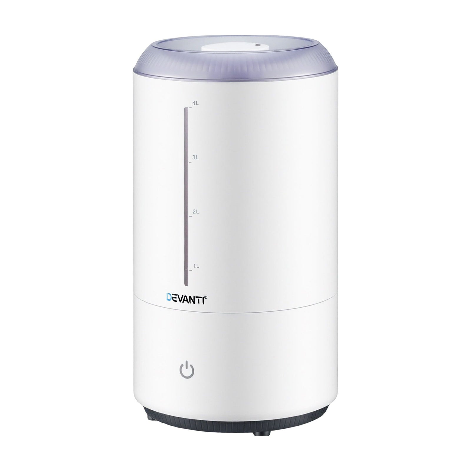 Devanti Ultrasonic Humidifier Aroma Diffuser Top Fill Quiet Bedroom 4L White