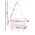 Gardeon Hammock Chair Cotton Swing Chair Outdoor Indoor Cream