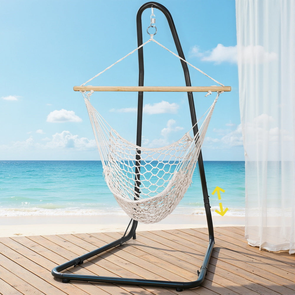 Gardeon Hammock Hanging Chair with Heavy Duty Steel Stand