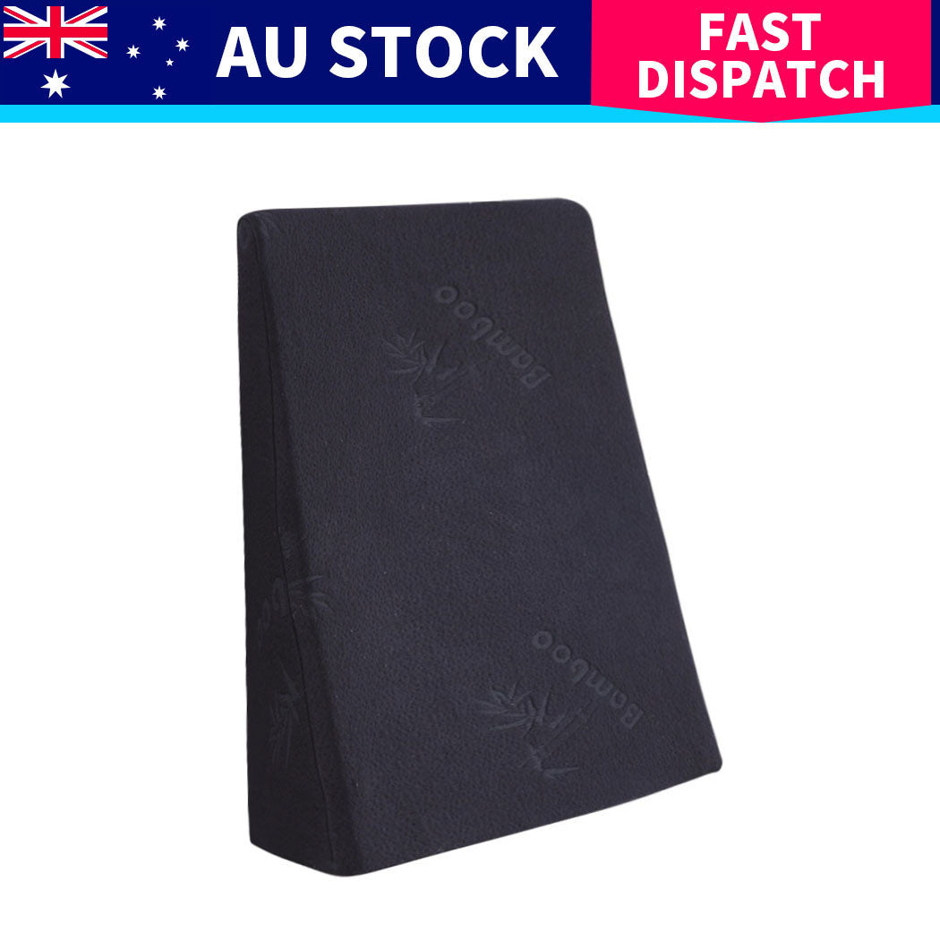 2x Cool Gel Memory Foam Bed Wedge Pillow-1954802412501995529