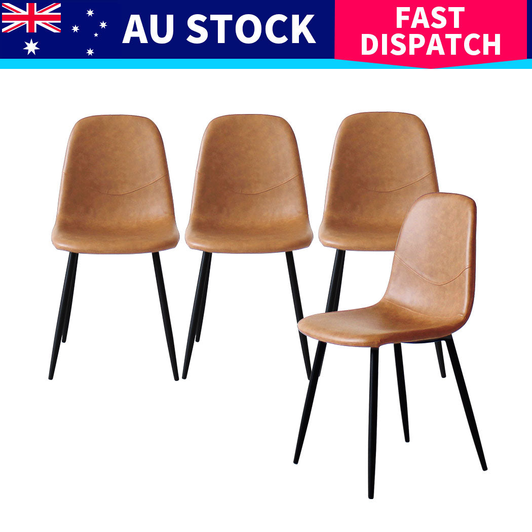 Levede 8x Dining Chairs Kitchen Eames-1973193558412365832