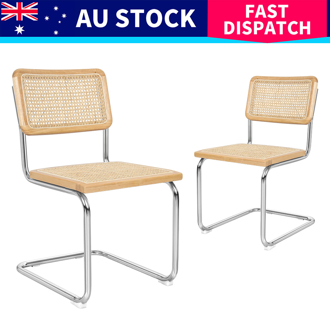 Levede 4x Rattan Chair Dining Chairs-1973193566658367496