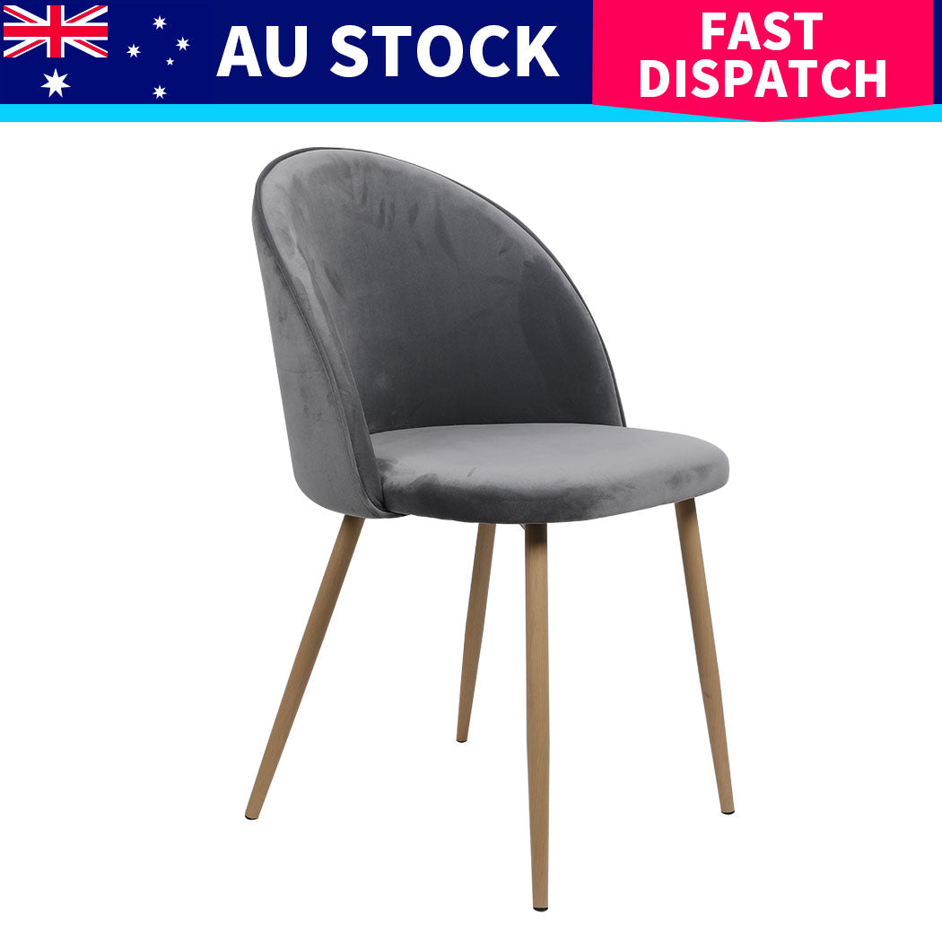Levede 4x Dining Chairs Seat French Grey-1973193554520051721