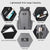 Grey Canvas Dual-Shoulder Laptop Backpack - Portable Outdoor-1915196546702512133