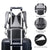 Grey Canvas Dual-Shoulder Laptop Backpack - Portable Outdoor-1915196546702512135