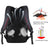 Portable Dual-Shoulder Laptop Backpack - Foldable & Removable Black-1915196722137665537