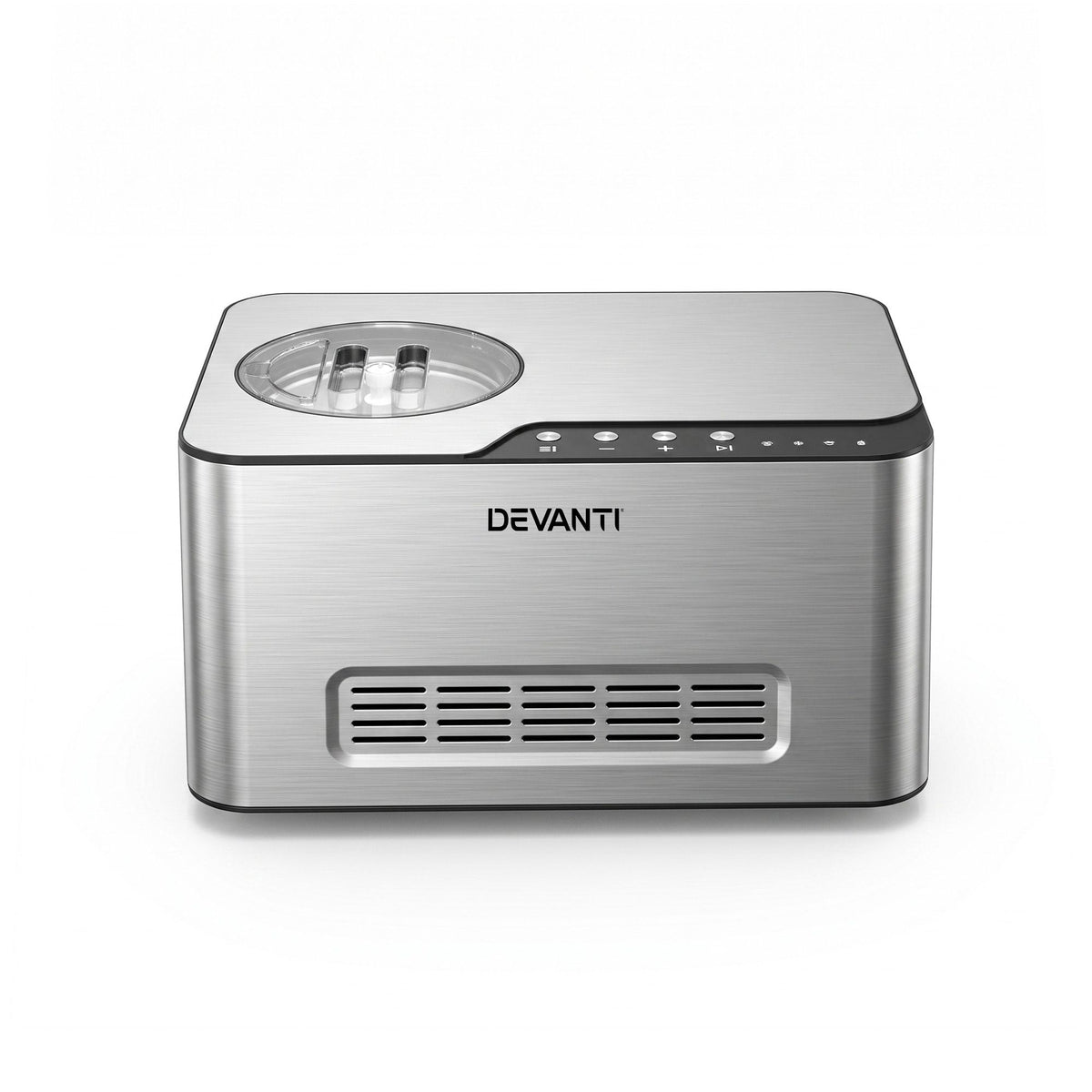 Devanti 2L 2-in-1 Ice Cream & Yogurt Maker Machine No Pre-Freezing Homemade Gelato Sorbet